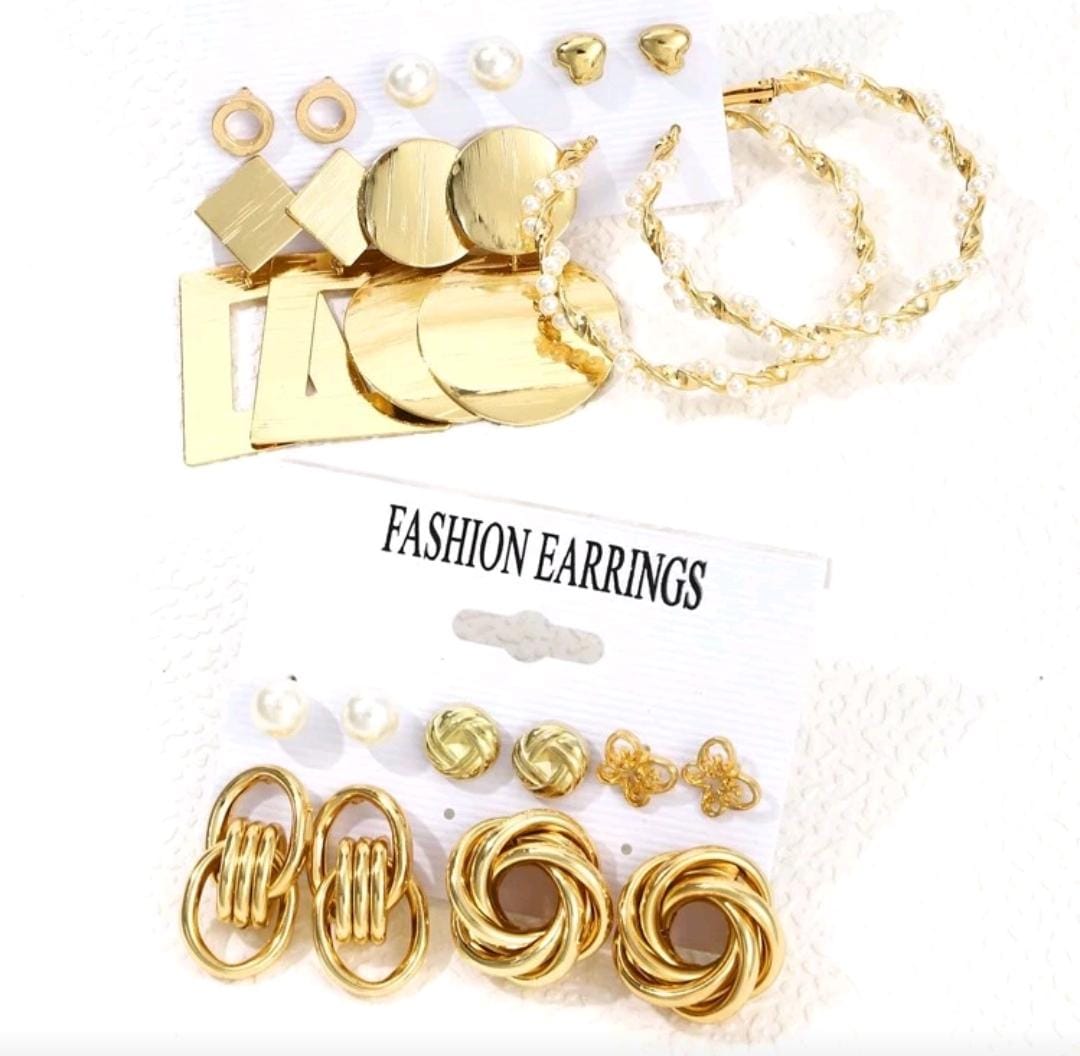 Paquet de boucles d’oreilles de bonne qualité et solides