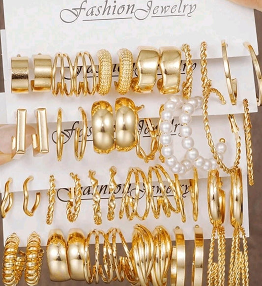 Paquet de boucles d’oreilles de bonne qualité et solides